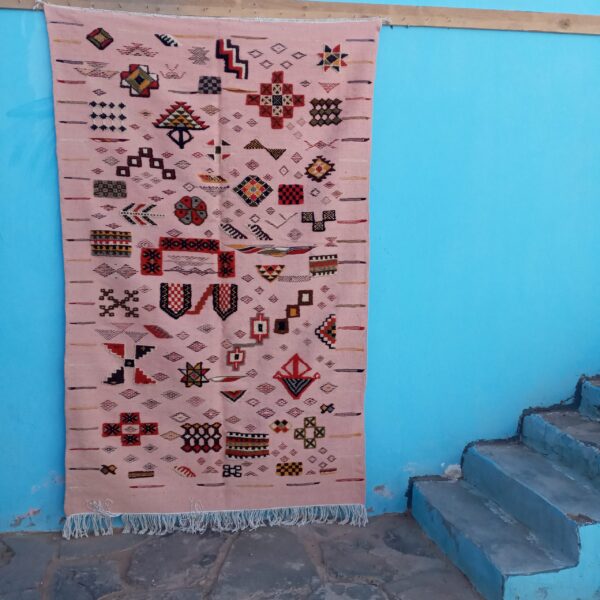 Pink Moroccan rug