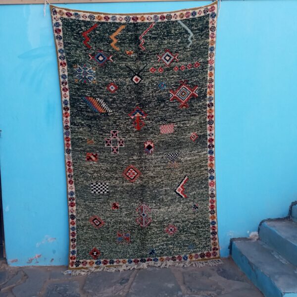 morrocan berber green rug