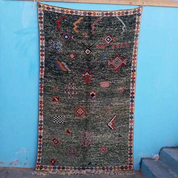 morrocan berber green rug