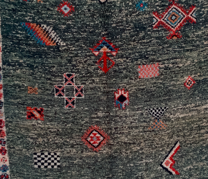 morrocan berber green rug