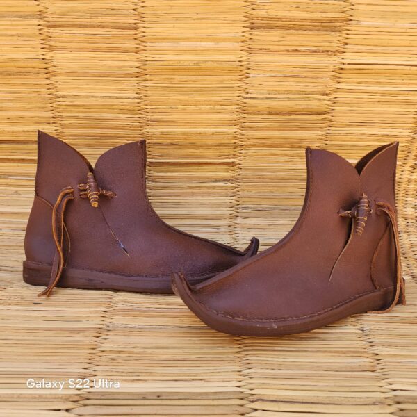 Moroccan Handmade Leather Pointed-Toe Ankle Boots