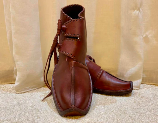 early medieval Viking shoes