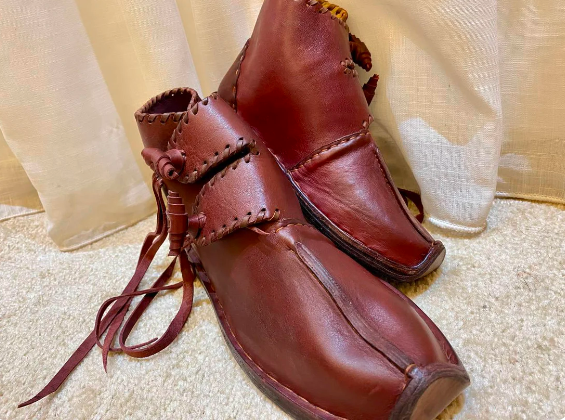 Handmade Viking boots for LARP and cosplay